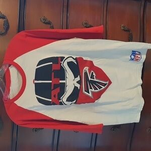 Atlanta Falcons Handmade Raglan T-shirt sz L